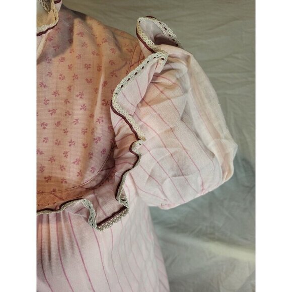 VTG  Sun Babies Honolulu Hawaii Long Pink MuuMuu  Small Size hippy bohu‎ - Picture 3 of 6